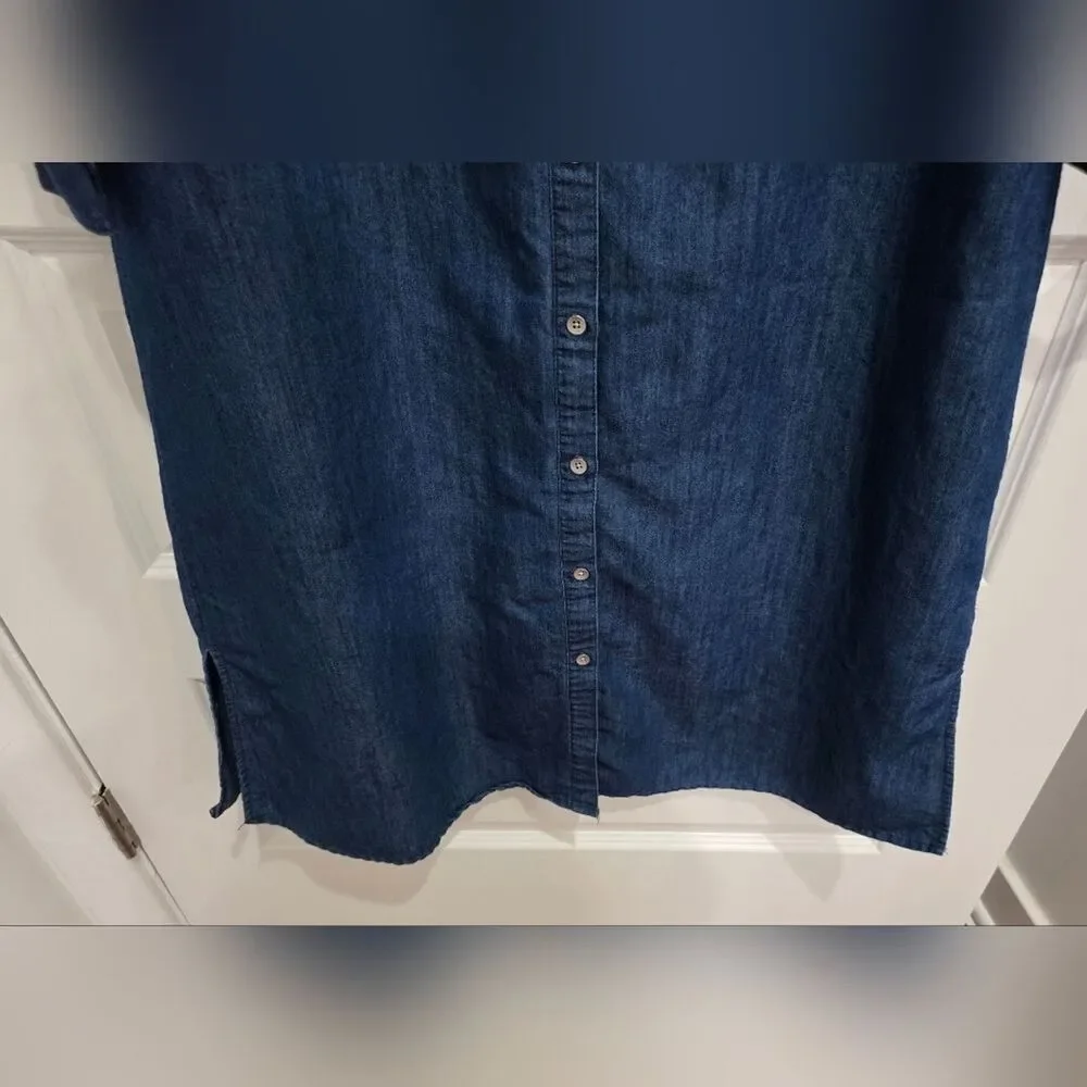 Womens Long Sleeve Denim Dress